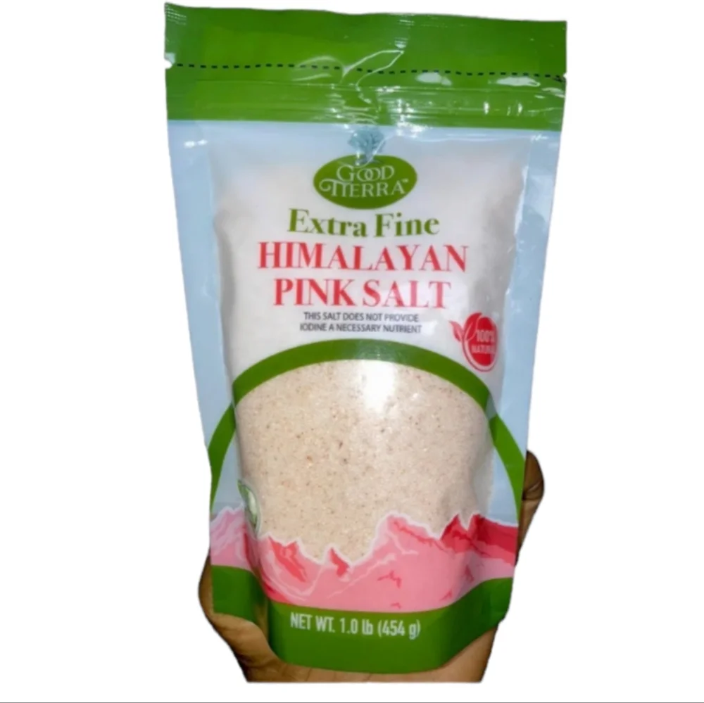Good Tierra Himalaya Pink Salt Extra Fine 100% Natural‎ 84 Minerals Lot/3 Bags